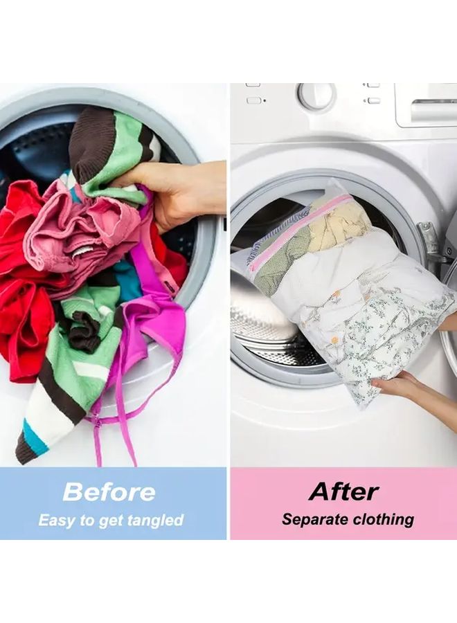 3pcs Heavy Duty Mesh Laundry Bags With Zipper For Delicates Socks Shoes Toys - Image 5